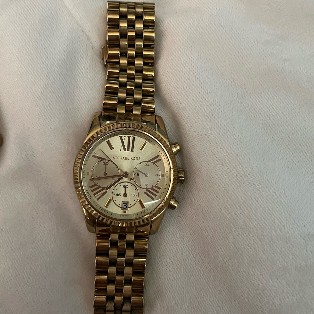 Gold Michael Kors Watch